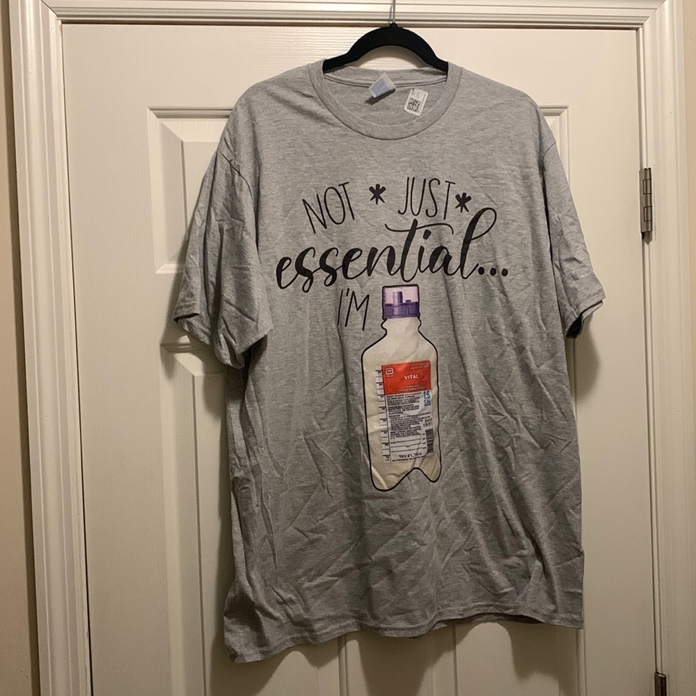 Gray Graphic Short Sleeve Tee